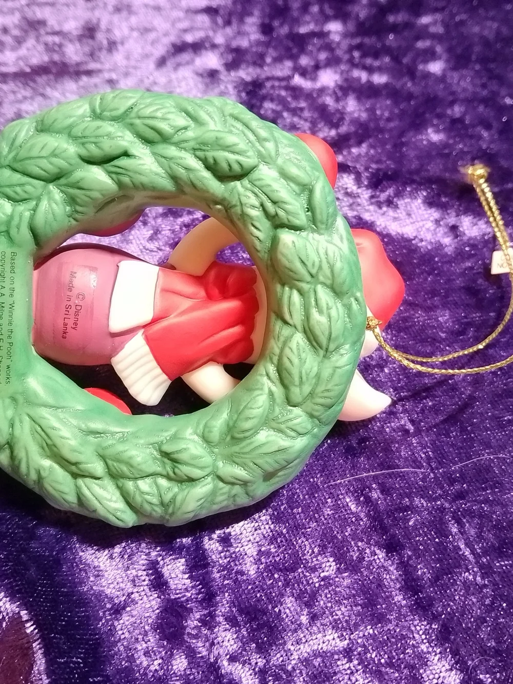 Disney Piglet Porcelain Wreath Ornament